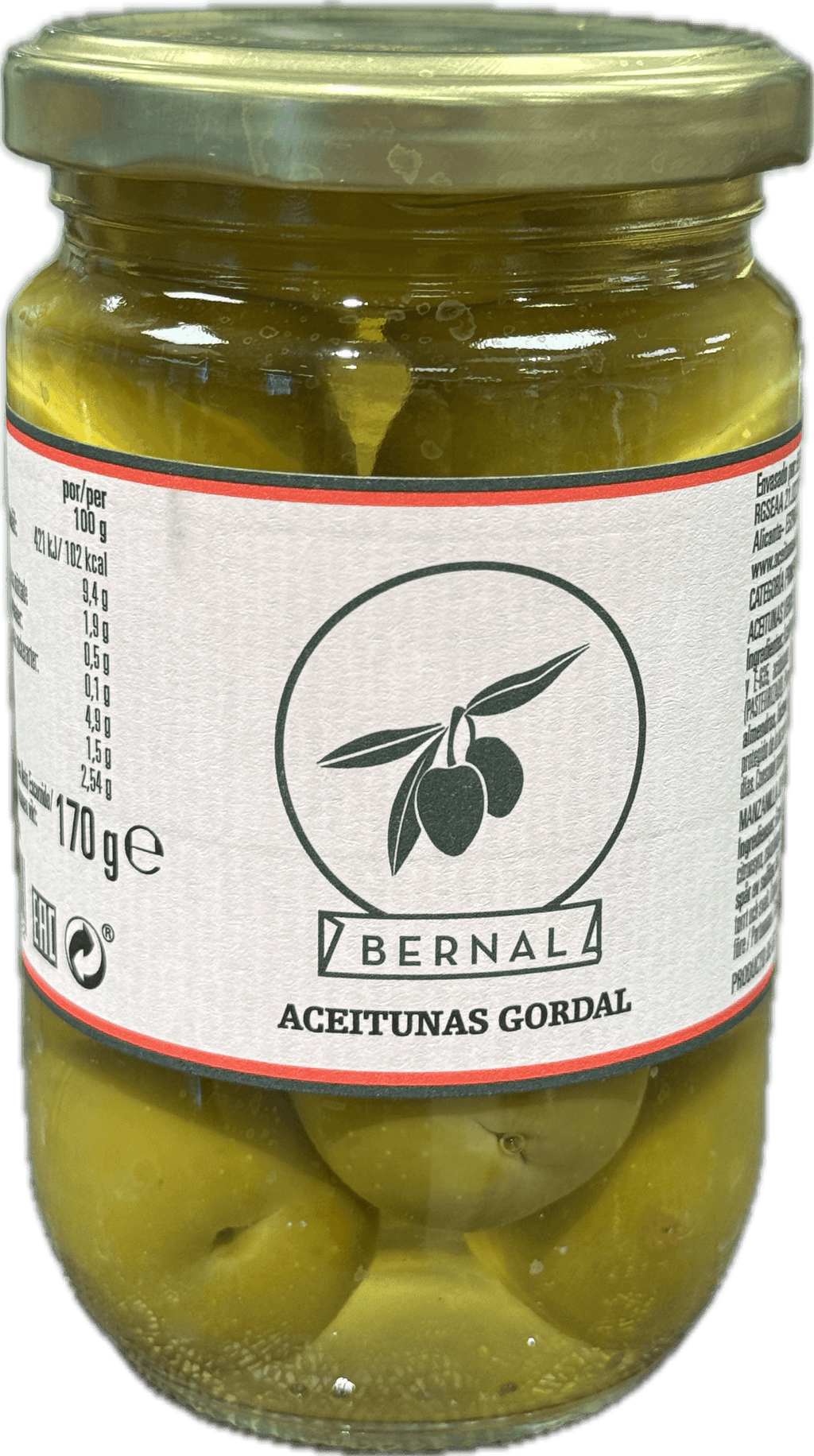 Aceitunas Gordal Bernal - Percys Kött