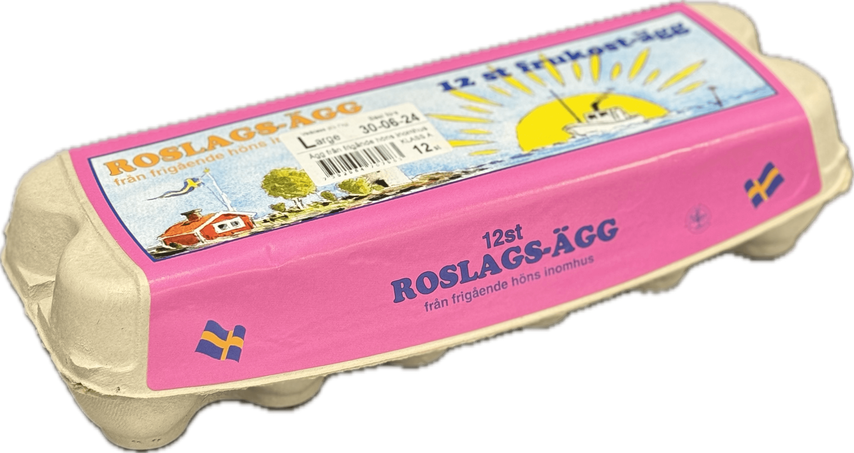 Roslagsägg 12 pack finns på Percys Kött i Norrviken, lokalt producerade