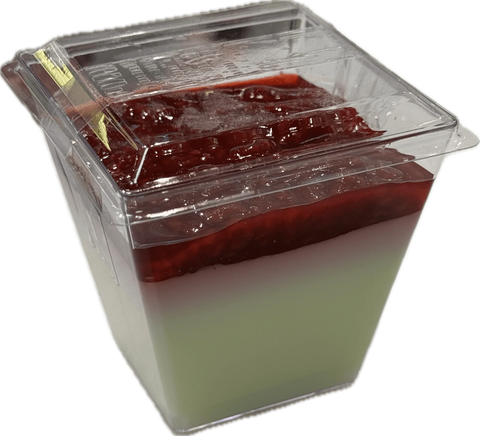 Vaniljpannacotta med hallon - Percys Kött