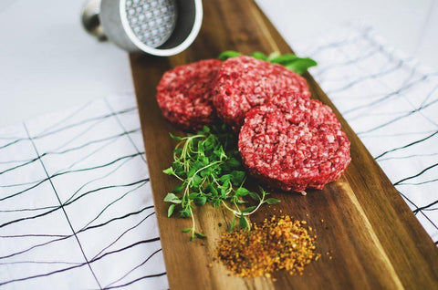 Pannfärdiglåda från Percys Kött med Hamburgare